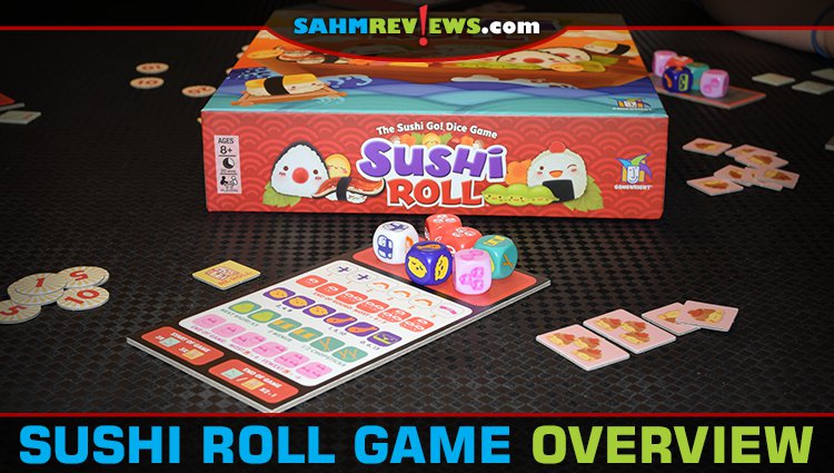 The follow-up to Sushi Go!, Sushi Roll, is better than the original in our opinion! We've always loved dice games and will show you why you need a copy too! - SahmReviews.com