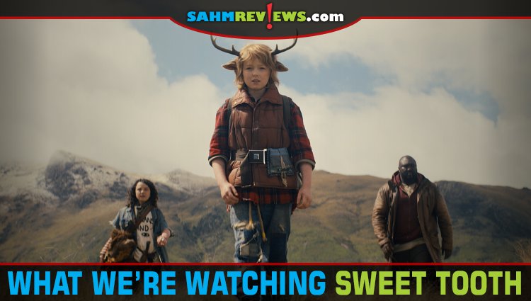 Sweet Tooth on Netflix is based on a DC Comic but is not a superhero story. The post-apocalyptic fantasy story revolves around a hybrid deer-boy. - SahmReviews.com