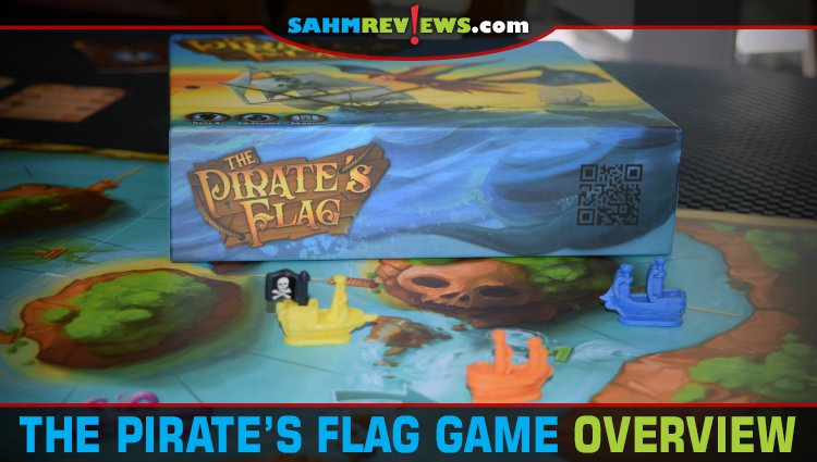 Set sail at game night and play a pirate-themed version of capture the flag. That's the object of The Pirate's Flag from CardLords. - SahmReviews.com