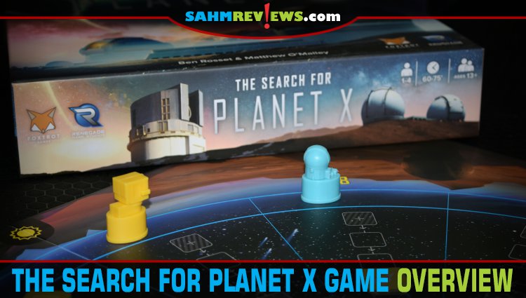 The Search for Planet X from Renegade Games Studios and Foxtrot Games is a competitive logic and deduction game for 1-4 players. - SahmReviews.com