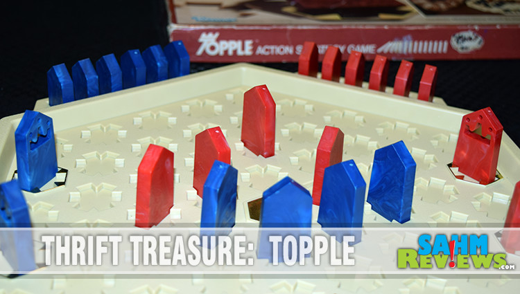 After a dry spell looking for games at our Salvation Army store, we finally hit the jackpot with Kenner's Topple. Find out why we were so excited to buy it! - SahmReviews.com