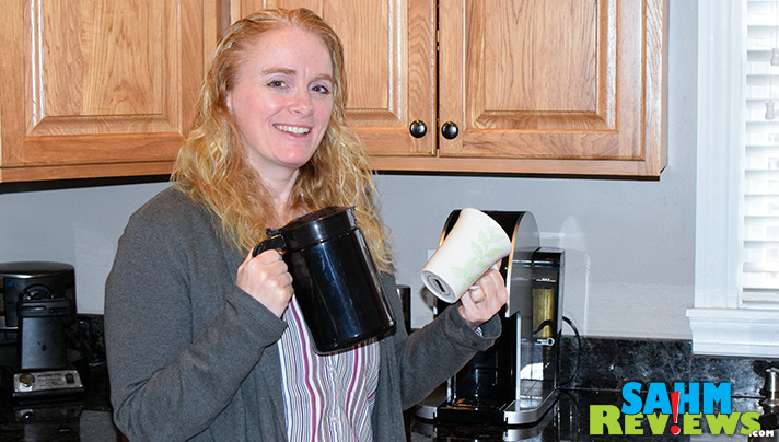 No need to have two coffee makers. The Touch T526S Brewing System makes cups and carafes. - SahmReviews.com