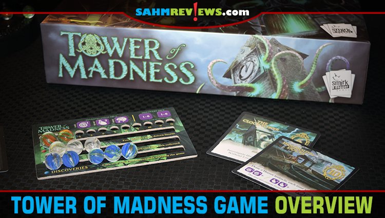 Try not to lose your marbles when you face off with Cthulhu in Tower of Madness from Smirk & Dagger Games. - SahmReviews.com