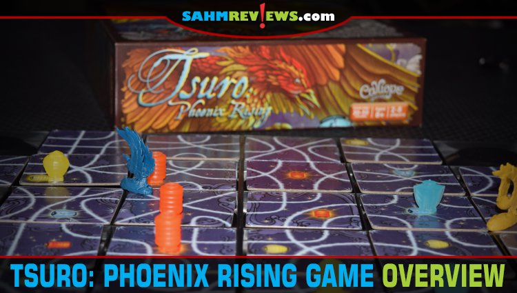 If you find yourself knocked out of Tsuro: Phoenix Rising from Calliope Games, all you have to do is rise up from the ashes and try again! - SahmReviews.com