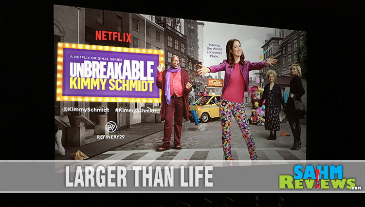 We joined Netflix and other Stream Team members in New York to screen Season 2 of Unbreakable Kimmy Schmidt. - SahmReviews.com