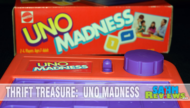 It's yet another version of UNO! Mattel's UNO Madness exchanges cards for tiles and adds a timer that penalizes you if it goes off on your turn. Find out more at SahmReviews.com!