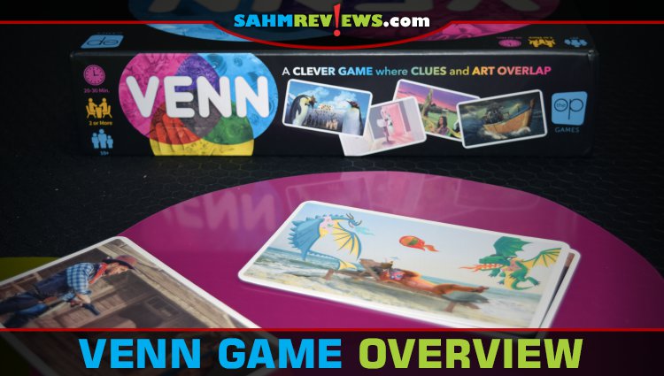 What happens when you overlap mechanics from popular games like Dixit and Codenames? You get The Op's new party game, VENN! - SahmReviews.com