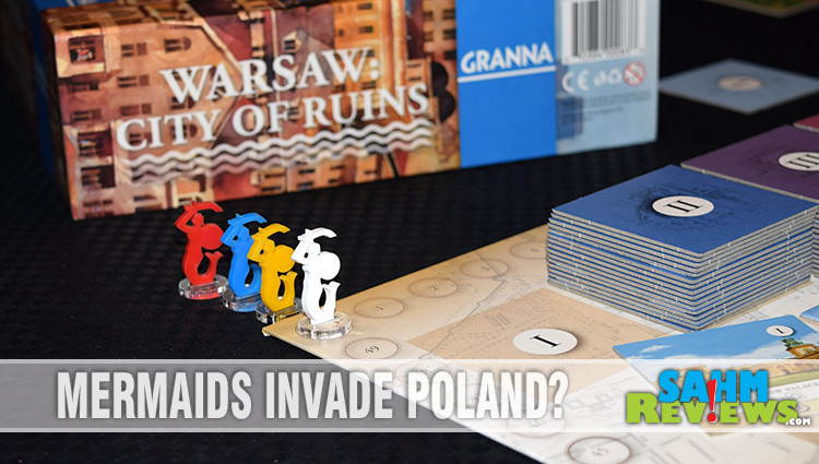 Learn about the history of Warsaw while working to rebuild it in Warsaw: City of Ruins game from North Star Games. - SahmReviews.com