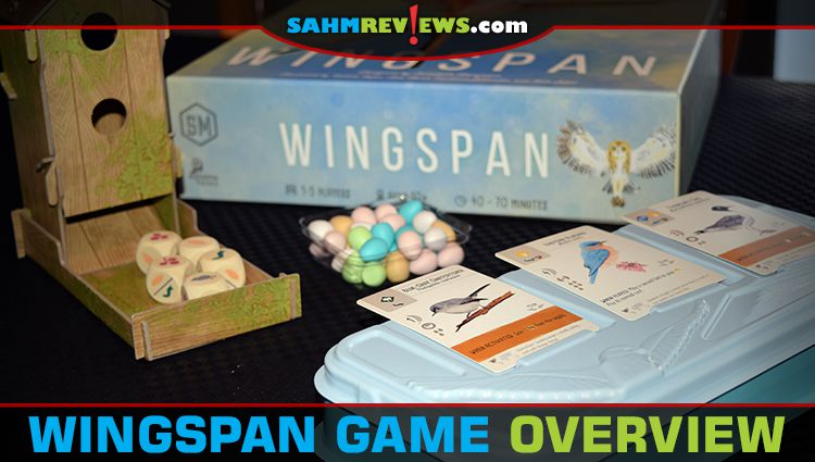 Learn about birds as you play Wingspan, an engine-building strategy game from Stonemaier Games. - SahmReviews.com