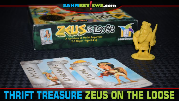 The Greek Gods throw a twist to this simple card game we found at thrift. Zeus on the Loose is this week's Thrift Treasure find! - SahmReviews.com