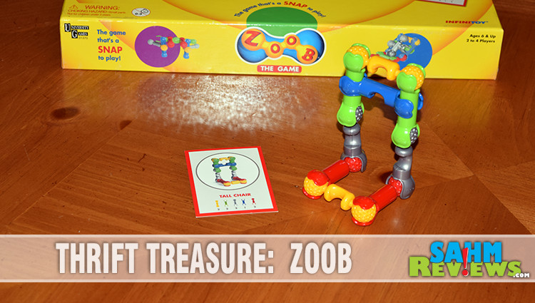 If you want a copy of this week's Thrift Treasure, ZOOB, be patient. Ours will be headed back to the thrift store shortly after you read this! - SahmReviews.com